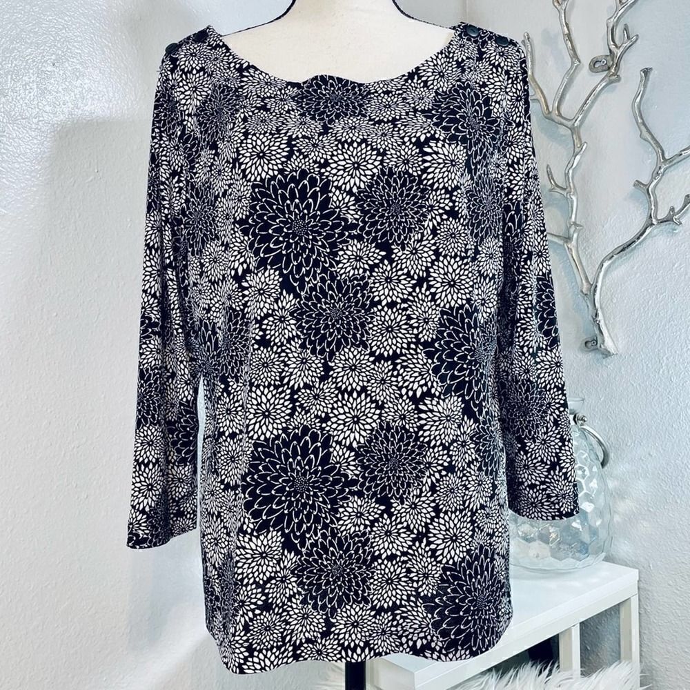 Prophecy Floral Blouse Long Sleeve Large